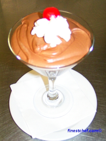 Chocolate mousse recipe with picture