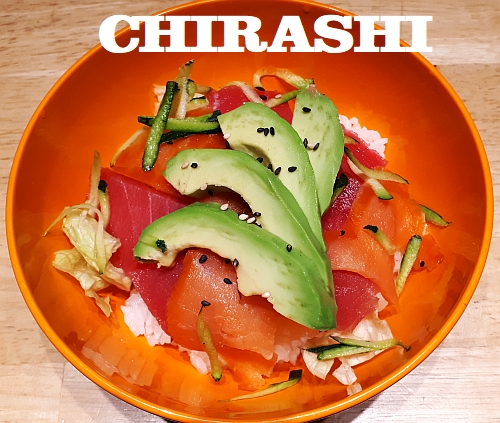 Chirashi sushi bowl