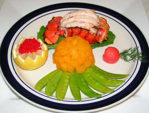 Stuffed lobster tail image