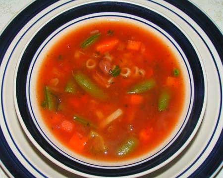 Minestrone soup