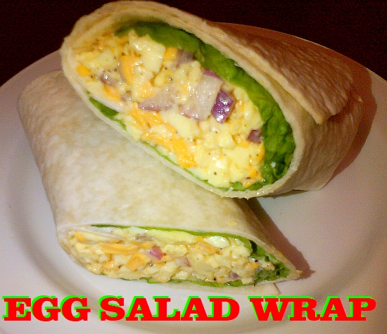 Egg salad wrap