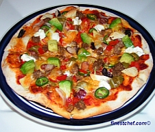 Mexican pizza image