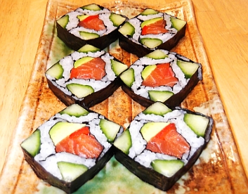 Mosaic sushi roll