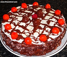 Papaya and chocolate birthday cake recipe