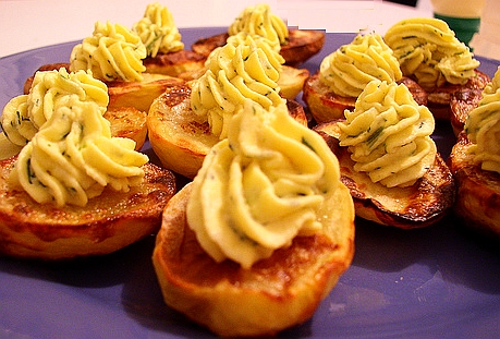 Double baked potatoes picture