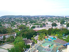 View of Santiago de Cuba from Melia hotel