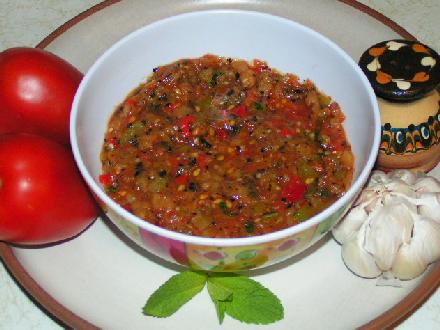 Roasted vegetable Mediterranean salsa recipe